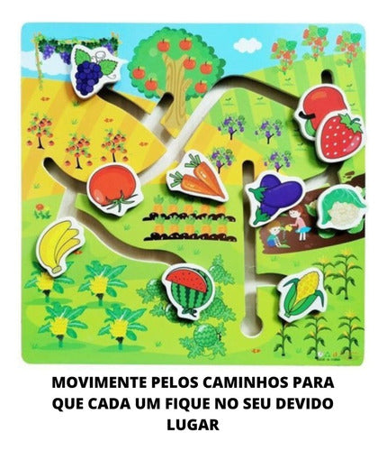 Didáticos Aprenda Brincando Frutas E Legumes - Dm Toys Didáticos Aprenda Brincando Frutas E Legumes - Dm Toys